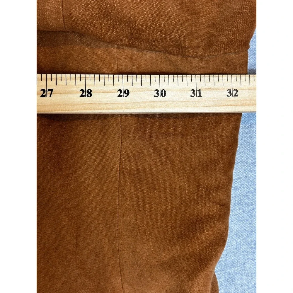 KS Signature Blazer Mens 62 Big Camel Brown Faux Suede Sport Coat 63-0754-0